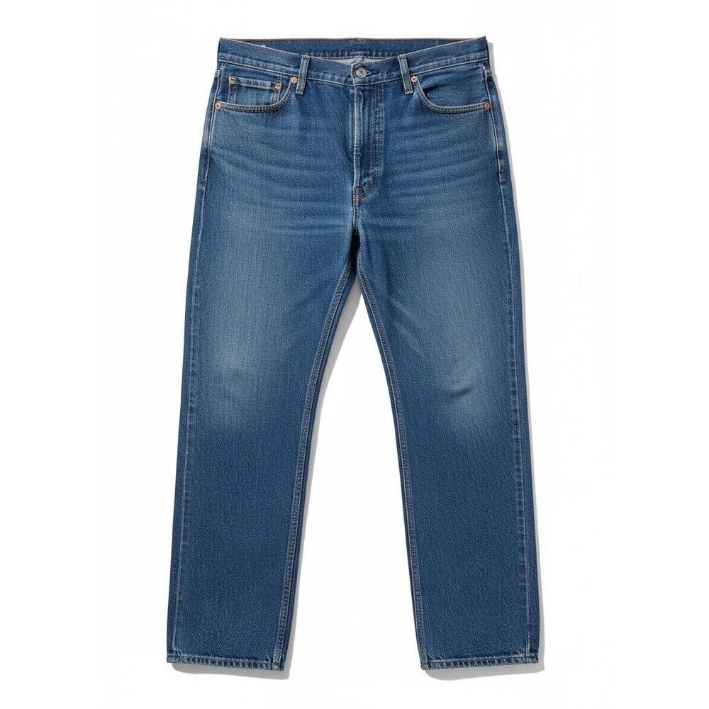 Levis 550 Relaxed Fit Tapered Leg Blue Denim Jeans Mens 42x32 Medium Wash